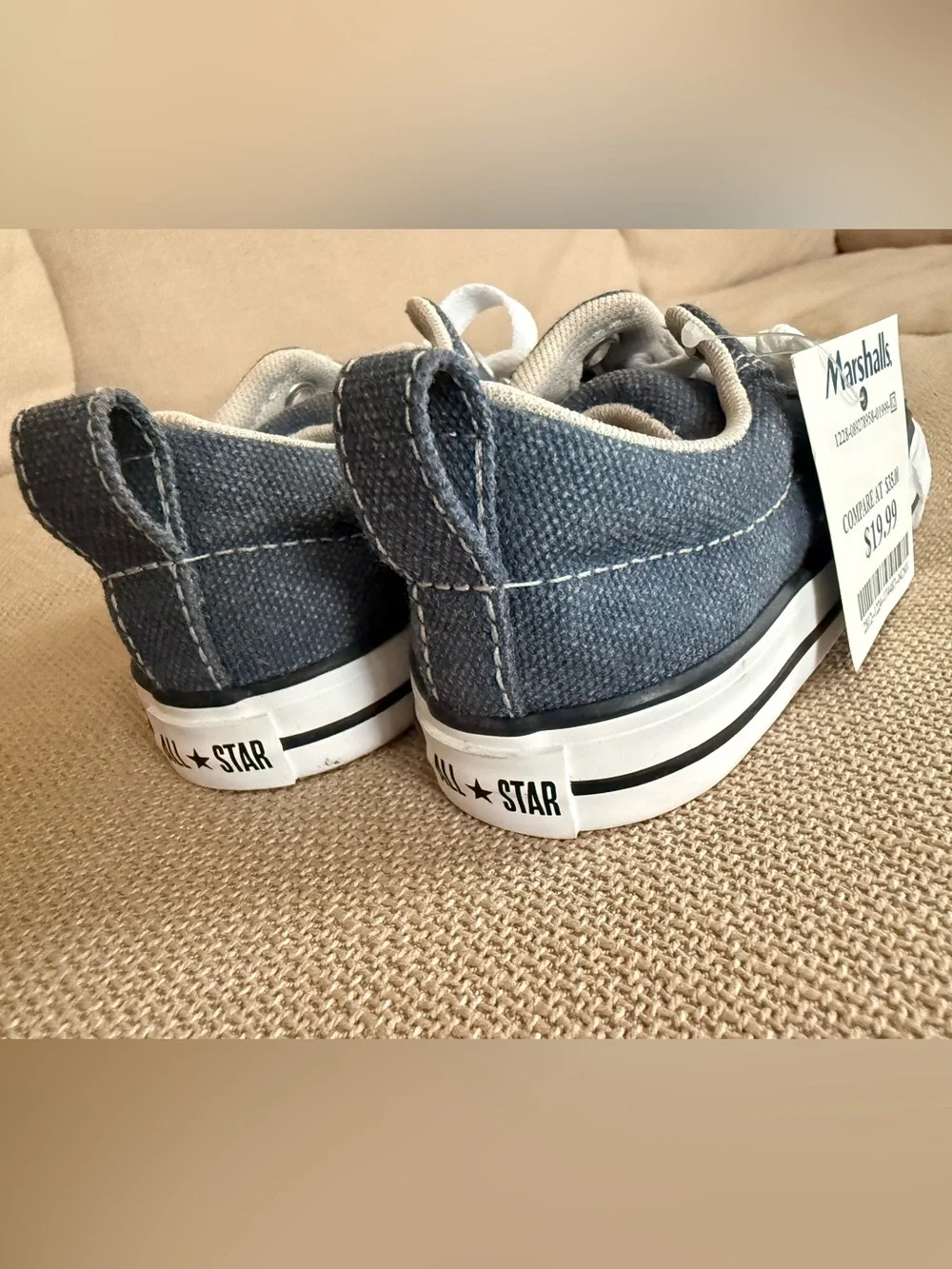 NWT Converse Toddler size 8 All Star Navy Canvas Sneakers with White Laces